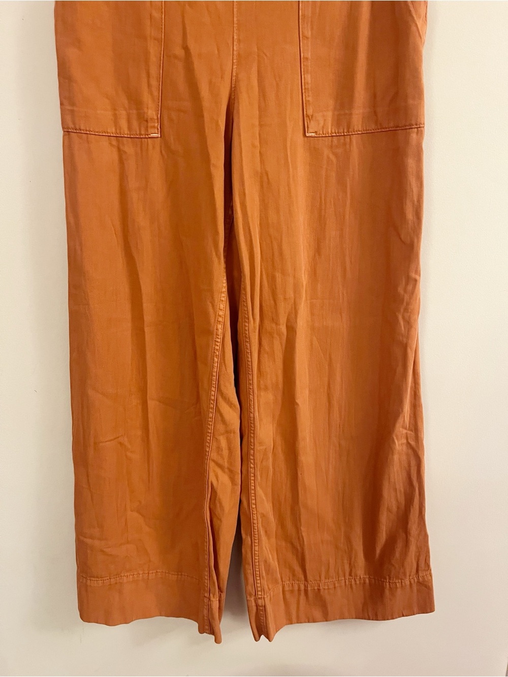 Free People We The Free Breezy Denim Pull-On Jeans Red Mango Size Medium - Picture 6 of 12
